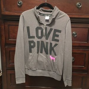 Gray, PINK pullover